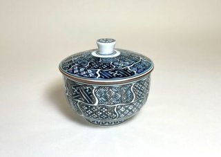 清水焼 繁友孝峰 祥瑞花鳥蓋付汲出碗 2客+蓋無し1客 ￥10000 　箱なし 清水焼 繁友孝峰 祥瑞花鳥蓋付汲出碗 2客+蓋無し1客 ￥10000 箱