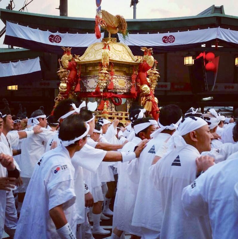 山鉾巡行の後は神輿御渡、祇園祭りはまだまだこれからです！