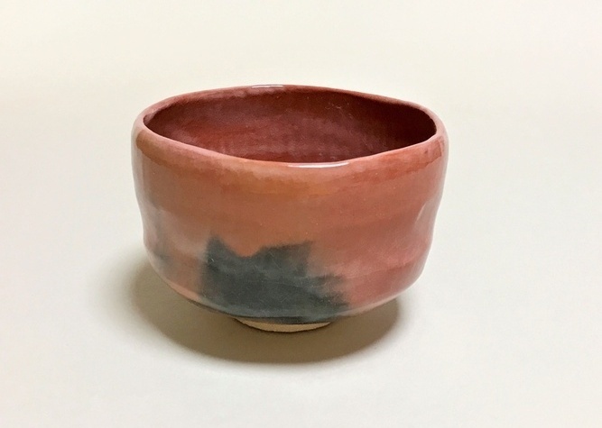 楽焼　抹茶碗　赤楽 （あからく）